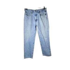 Carhartt B460 LVB Jeans Men’s 36x34 Relaxed Fit Light Wash Straight Leg Denim